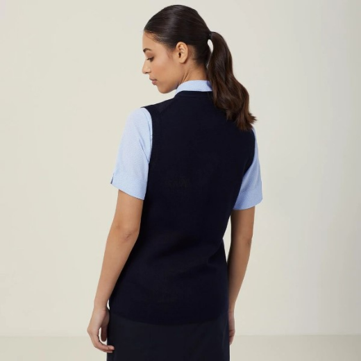 Picture of NNT Ladies Wool Rich V-Neck Vest